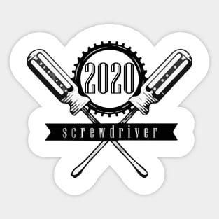 screwdriver 2020 Sticker